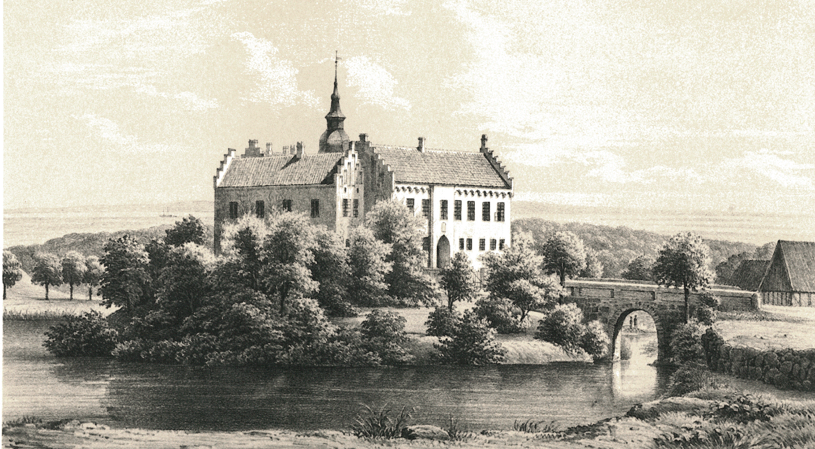 Historisk billede af Kokkedal Slot
